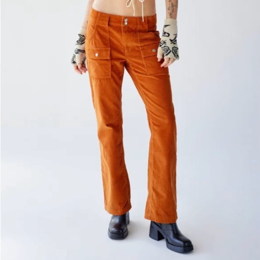BDG Burnt Orange Corduroy Pants - Picture 1 of 5